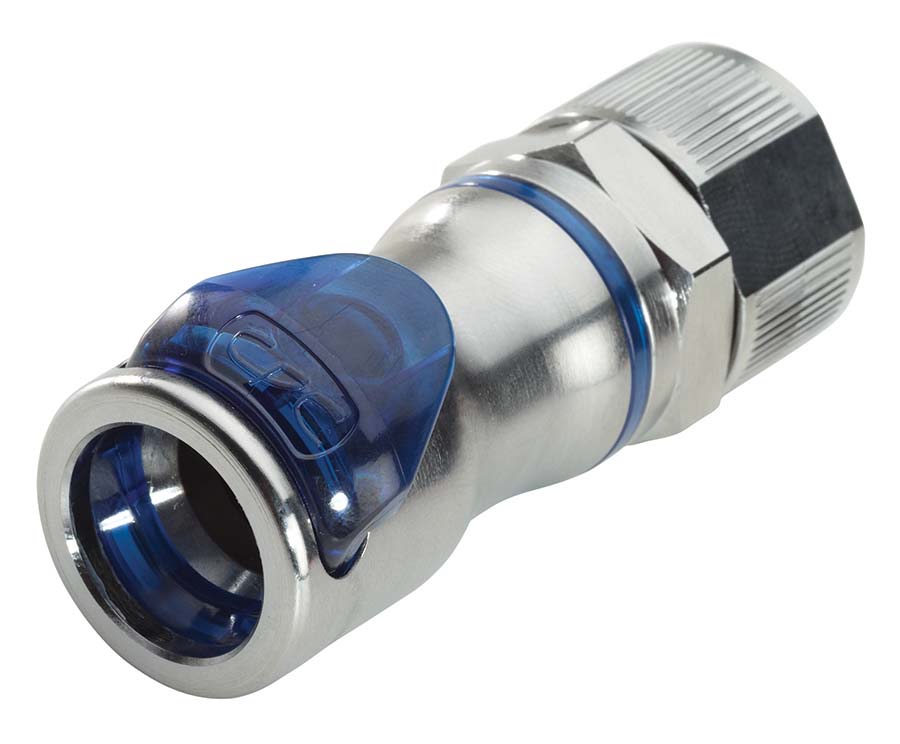 CPC - In-Line – Valved 1/2" BSPP - Part number cLQ6D31008RED