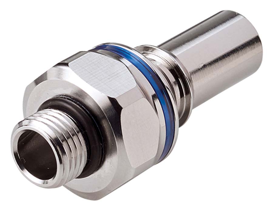 CPC - In-line – Valved Male Thread SAE 3/8" SAE-6 - Part number cLQ6D46006BLU