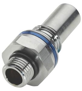 CPC - In-line – Valved Male Thread SAE 1/2" SAE-8 - Part number cLQ6D46008BLU