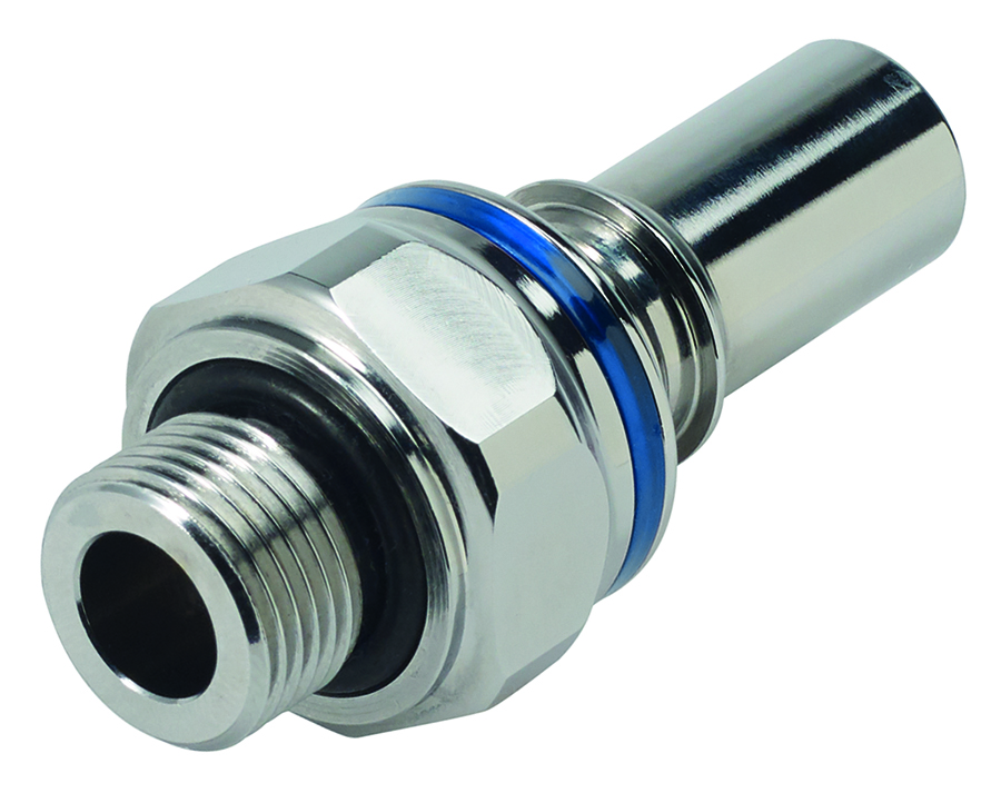 CPC - In-Line – Valved Male Thread 1/2" BSPP - Part number cLQ6D47008BLU
