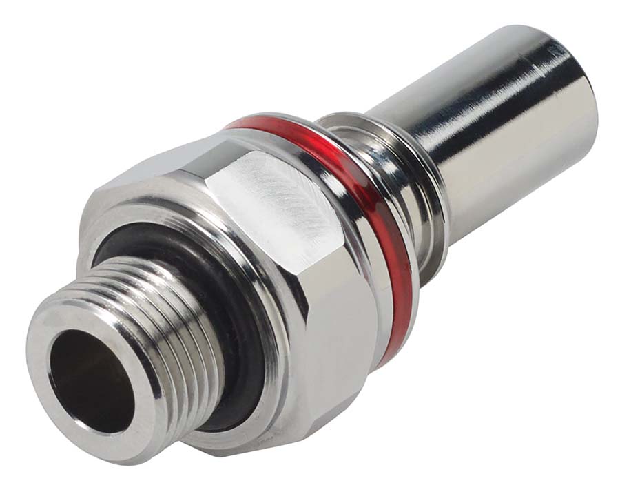 CPC - In-Line – Valved 3/8" BSPP - Part number cLQ6D47006RED