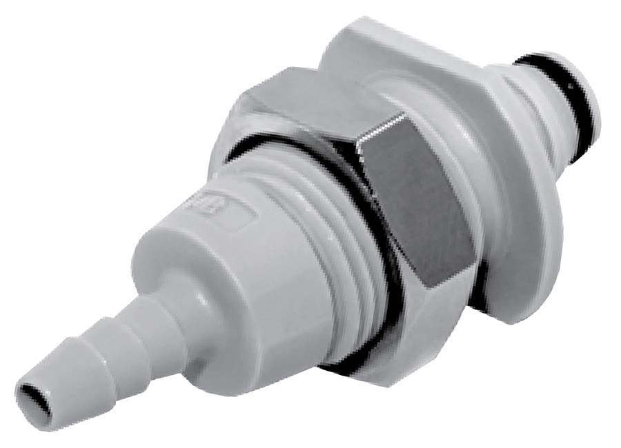 CPC - Panel Mount – Valved Hose Barb . - Part number cNS1D420212