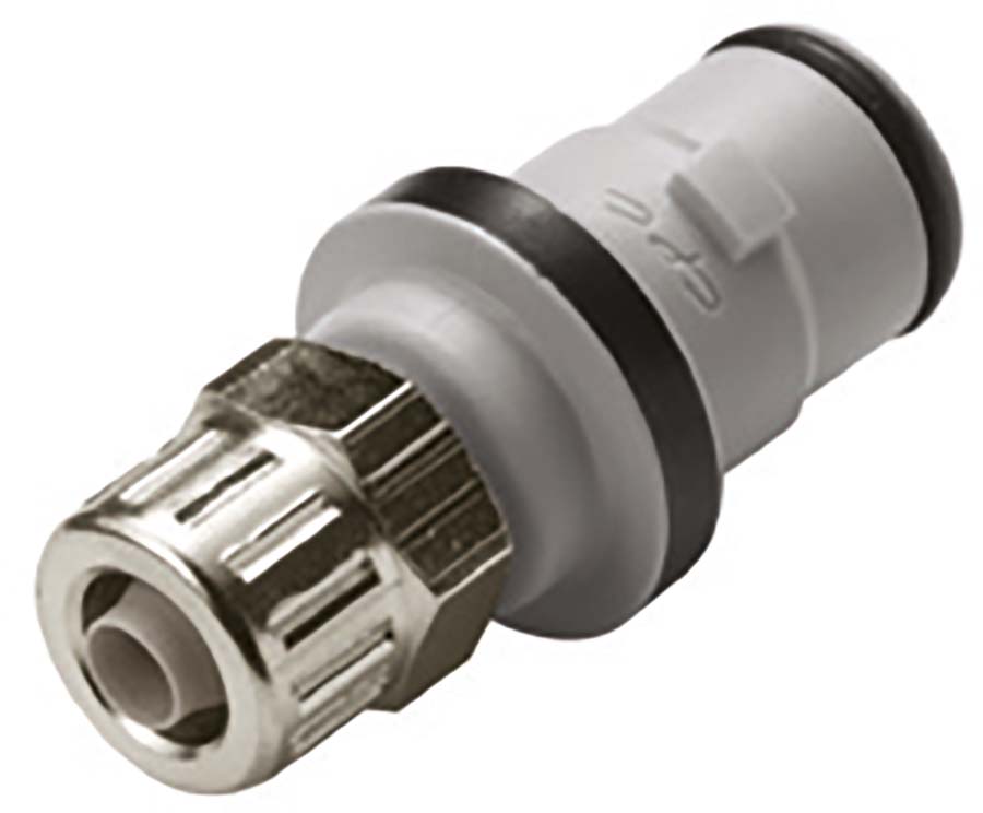 CPC - In-line – Valved Ferruless Polytube Fitting . - Part number cNS2D200412