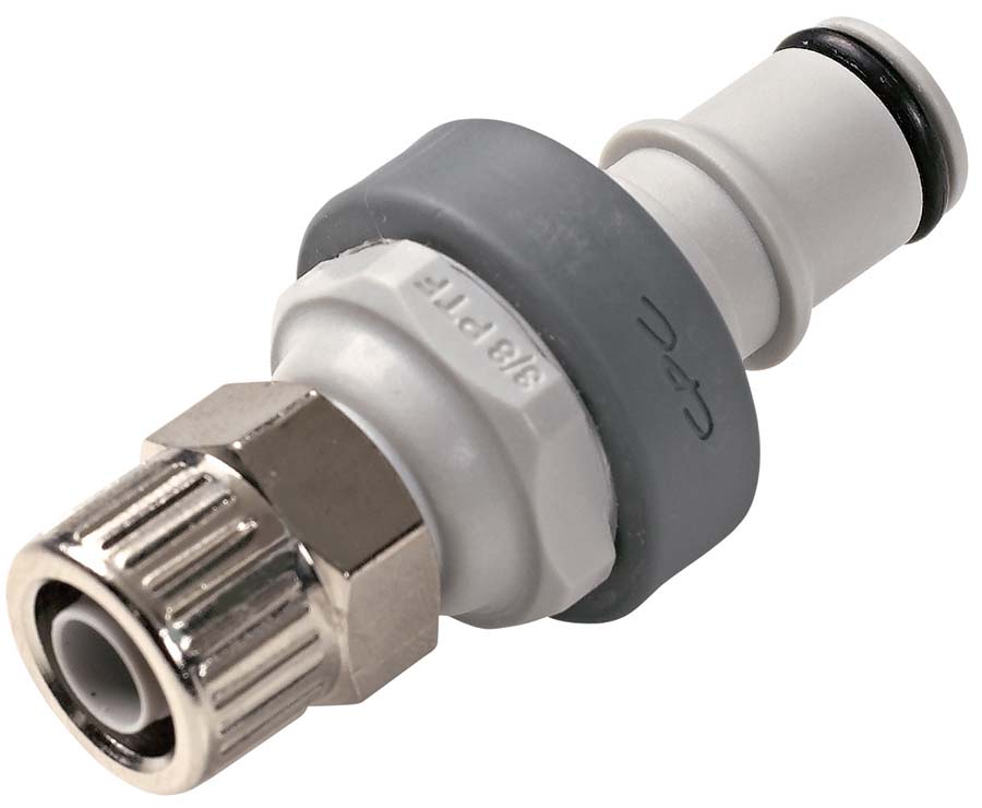 CPC - In-Line – Valved Ferruless Polytube Fitting, PTF . - Part number cNS4D20006