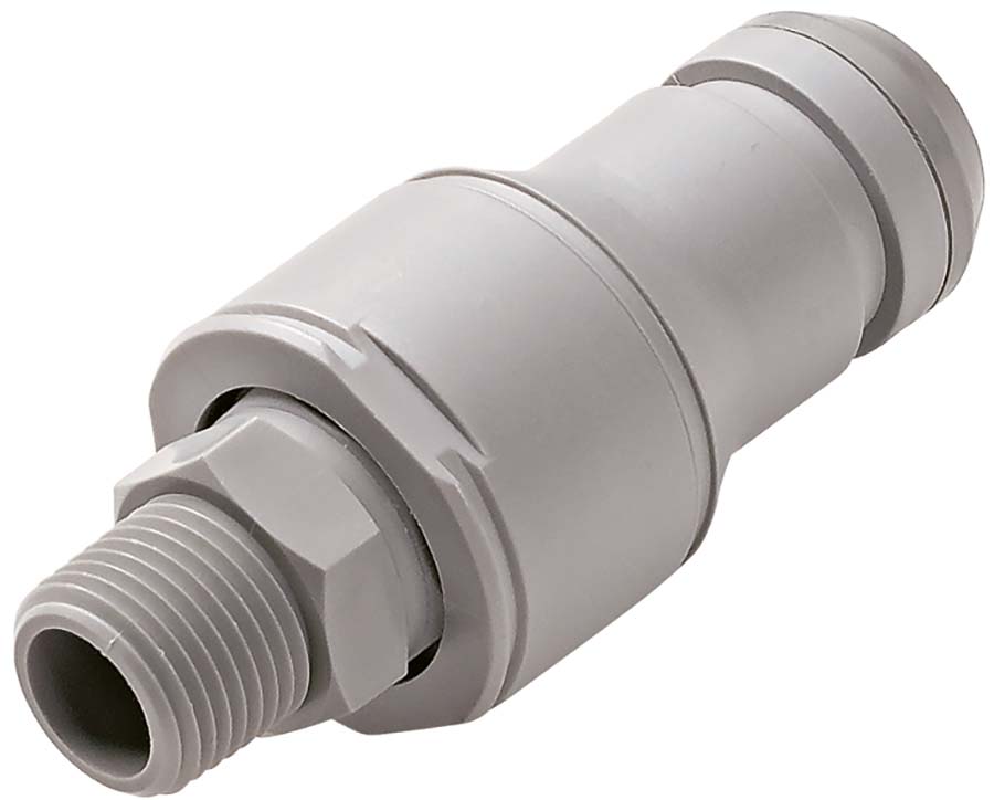 CPC - In-Line – Valved Male Thread - Part number cNSHD24012