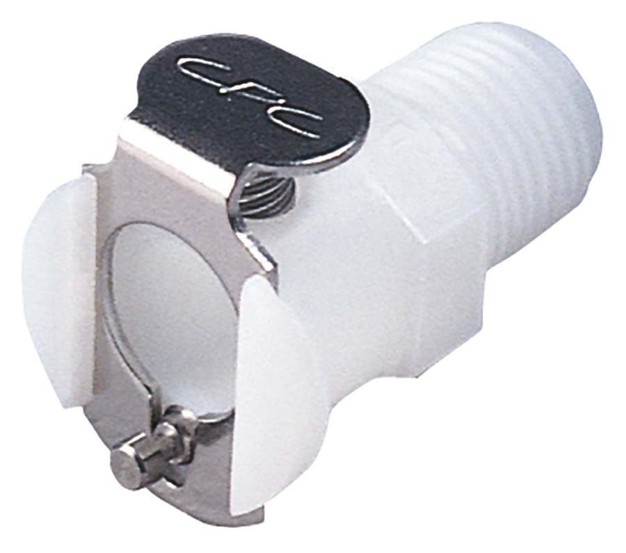 Pipe Thread – Valved Thread Size: 1/4" BSPT - Fuel Line Body" - Part number cPLCD10040V