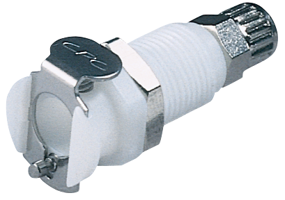 CPC - Panel Mount - Valved Ferruless Polytube Fitting, PTF . - Part number cPLCD120-M8