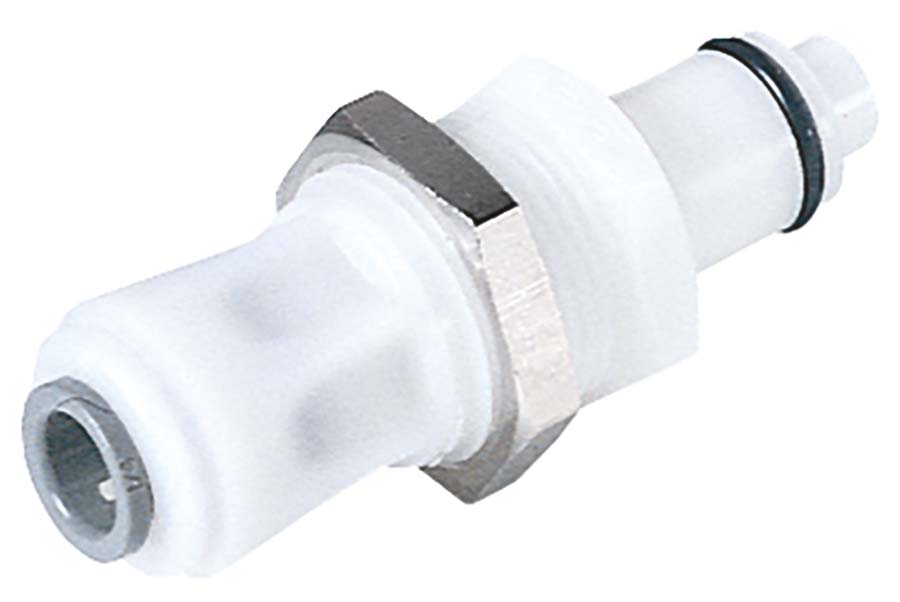 CPC - Panel Mount – Valved JG Push-To-Connect . - Part number cPLCD410-04