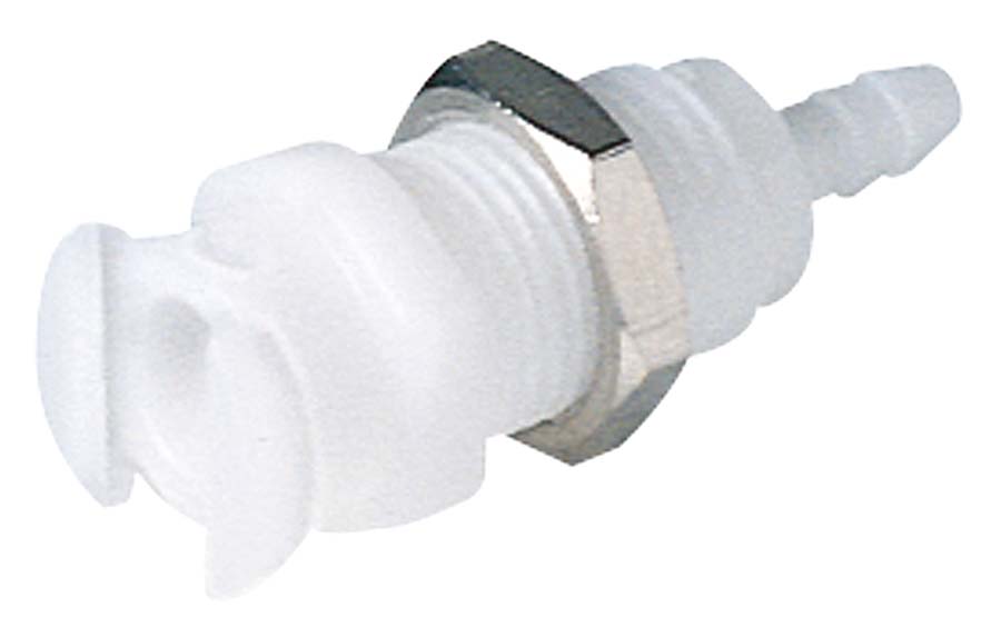CPC - 1/4" Flow – Unvalved Hose Barb . - Part number cPLM160-04