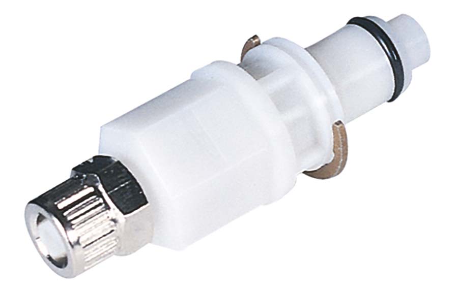 CPC - 1/4" Flow – Valved Ferruless Polytube Fitting, PTF . - Part number cPLMD200-06