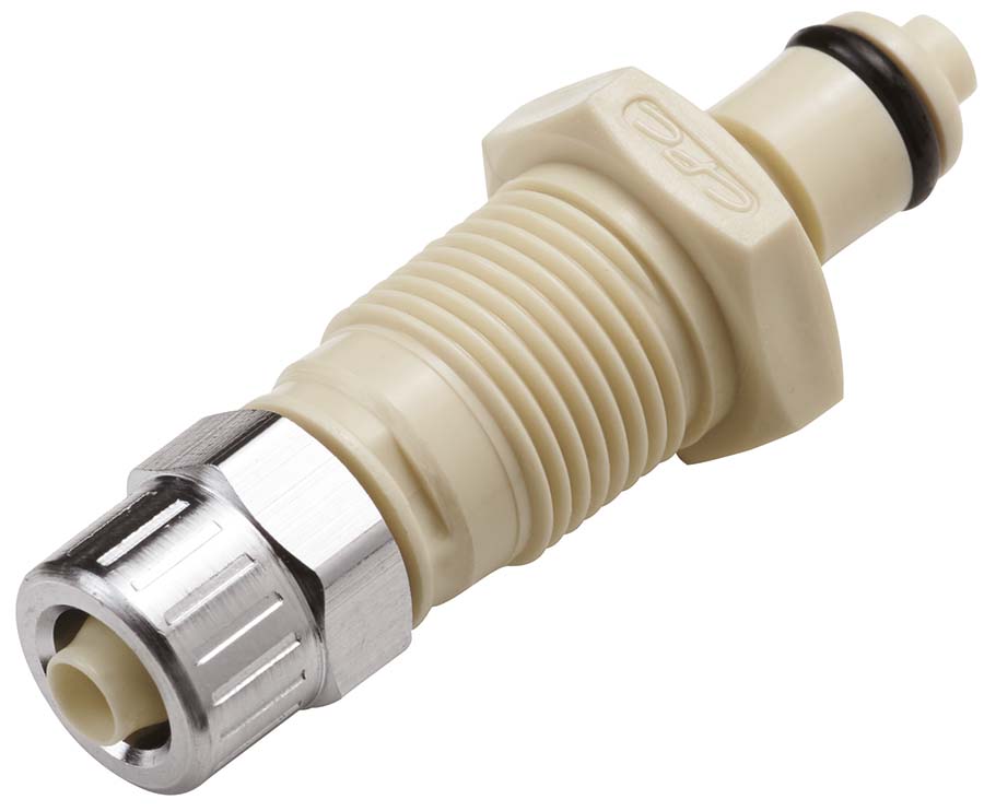 CPC - Panel Mount – Valved Hose Barb Polypropylene Insert . - Part number cPMCD420412