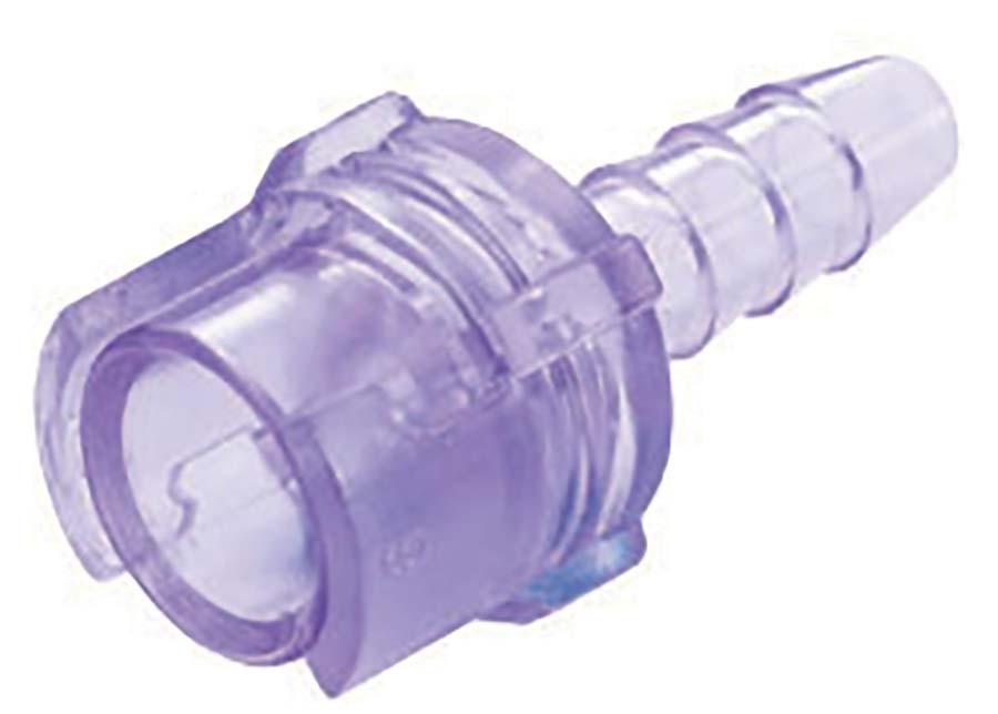 CPC - In-Line - Unvalved - Polycarbonate - Hose Barb . - Part number cSMF-01-91