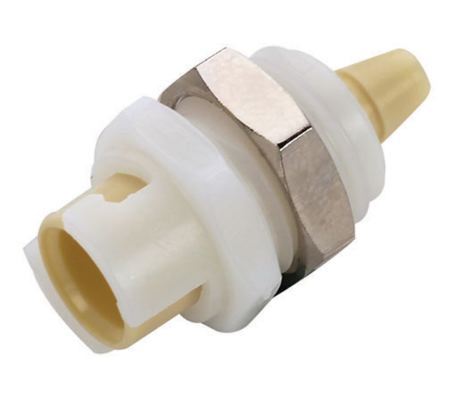 CPC - Panel Mount - Unvalved - Polypropylene - Hose Barb . - Part number cSMFPM-0112