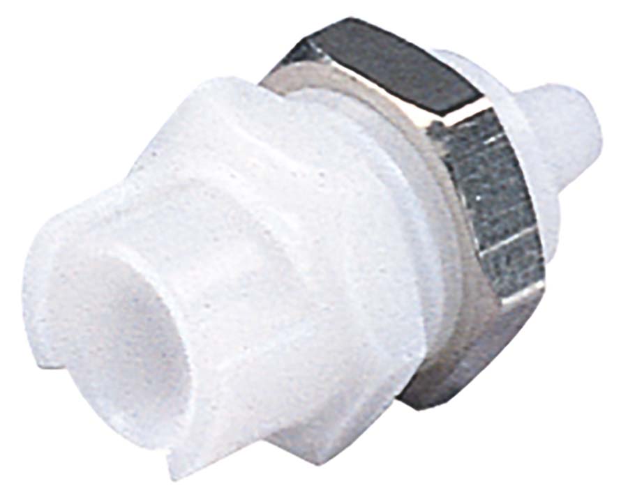 CPC - Panel Mount - Valved - Acetal - Hose Barb . - Part number cSMFPMD-02