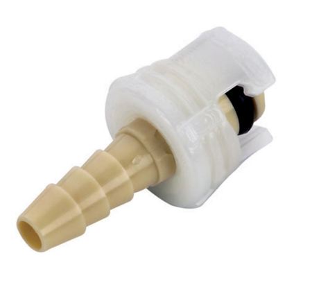 CPC - In-Line – Unvalved – Polypropylene – Hose Barb . - Part number cSMM-02-12