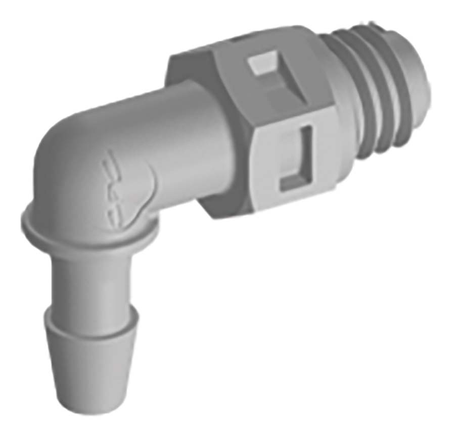 CPC - Elbow - Tapered Male Thread Polypropylene - Part number cXME2