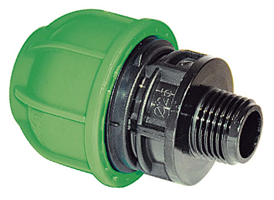 SICOMAT - Male Straight Connector . - Part number rA211040114