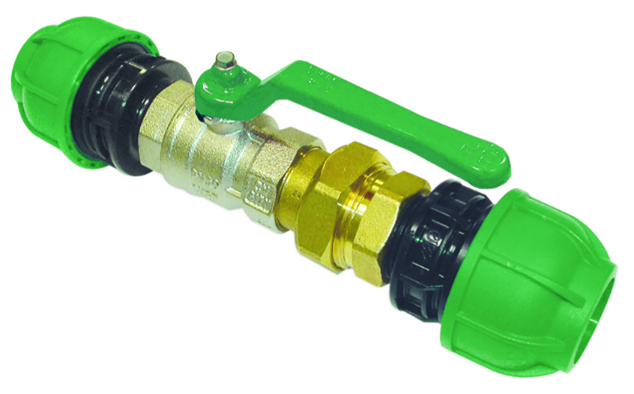 SICOMAT - 3 Piece Connector with Ball Valve . - Part number rA225025034