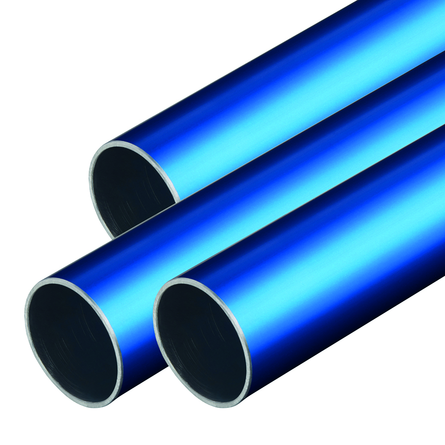 Anodised aluminium round tube Ø C 42