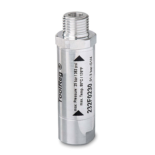 Protect Air In-Line Preset Regulator With Secondary Pressure Relief - TOOLREG - BSPP Male / Female